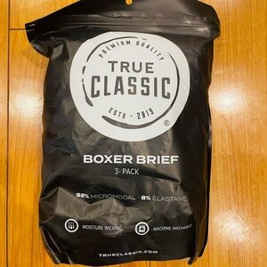 True classic black boxer shorts New pack of 3